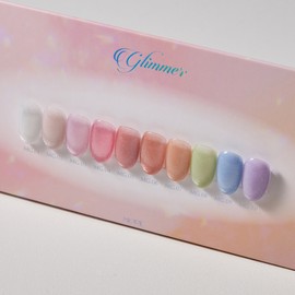 classic nail Moregel Glimmer Magnetic Gel 10-piece set + 2 top gels / 모어젤 글리머 자석젤 10종 세트+탑젤2개