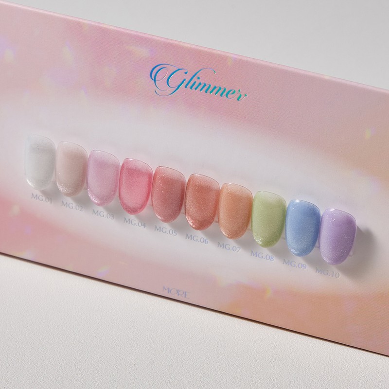 classic nail Moregel Glimmer Magnetic Gel 10-piece set + 2