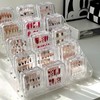 SEMTIM Nail Storage Case, Nail Tip, Ballet, Short Nail Tip,