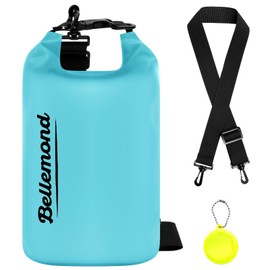 Belmond Waterproof Bag, Dry Bag, Wash Bag, Motorcycle, Waterproof Bag, Dry Bag, Messenger Bag, IPX6, 6 Colors, 4 Sizes, 2L, 5L, 10L, 20L, Small Pouch, Large Capacity, Waterproof Backpack, #2 Sky Blue