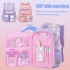 Cute Girls Backpack, Rabbit Bag 16.5 Inch Elementary Bag with