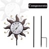 MUMTOP Outdoor Thermometer - 42 Inch Metal Sun Garden Stake