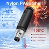 10Pcs M8 3-Pin Male Aviation Connector Industrial A-Code Plug Waterproof