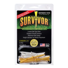 Greenkeepers Survivor Golf Standard Tee, 2 3/4"