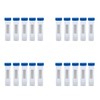 20 Pieces 50Ml Plastic Transparent Centrifuge Tube with Scale Plastic