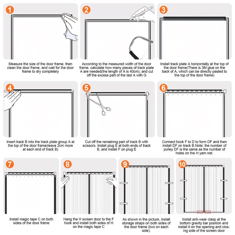 Sliding Garage Door Screen 16x7FT for 2 Car Garage Doors,