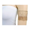 Unbranded New Women Gold Metal Tassel Fringes Upper Arm Bracelet