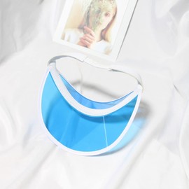 Fayemint Pack of 5 sun visors, sun hat, sun hat, unisex breathable beach sun hat, summer hat for golf, baseball, tennis, men and women, Black, white, pink, light blue, light purple