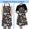 FUSTMW Garden Apron With Pockets Garden Lovers Gifts Gardening Apron