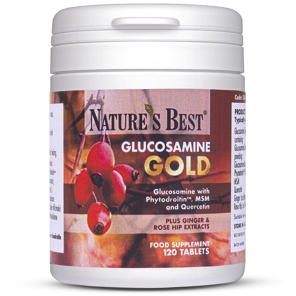 Natures Best Glucosamine Gold, High Strength Formula, 120 TABLETS