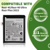 SWARK New PM29 Rechargeable Battery Compatible with Razr 40, Razr