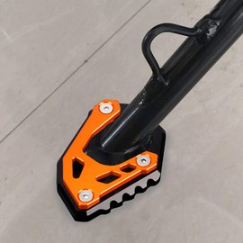 Modeer Motorcycle kickstand shoe Side Stand Enlarge Extension Pad Compatible with 790 890 1050 1090 1190 1290 Adventure R/S/T | 690 Enduro R/SMC R | 701 Enduro/LR/Supermoto | Norden 901 (OG-BK)