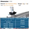 TRIWONDER Seat Clamp, 1.1 inches (28.6, 31.8, 34.9 mm), Seat