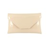 LONI Clutch/Shoulder Bag Faux Patent Handmade in the UK