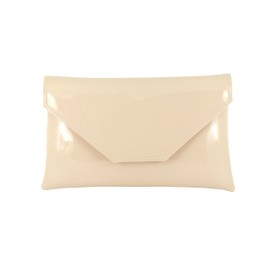 LONI Clutch/Shoulder Bag Faux Patent Handmade in the UK