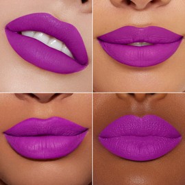 MAKI YIKA Purple Lipstick for Women Color Stay Long Lasting Lipsticks, No Smudge Matte Liquid Lipstick Transferproof Cruelty-Free Lip Color, Pearl Purple