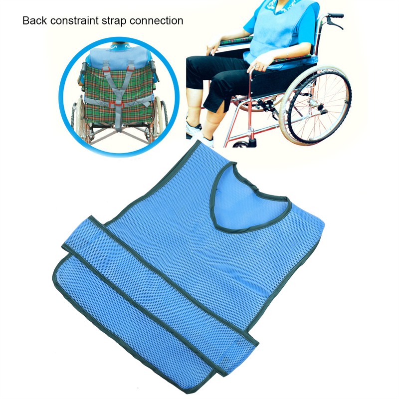 Wheelchair Restraint Vest Breathable Adjustable Anti Falling Waistcoat for Health