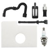 Hoypeyfiy Chain Saw Spark Plug Oil Tube Filters Kit, Replacement