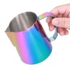 Coffee Frothing Cup Colorful 600ml Milk Frothing Pitcher 304 Stainless