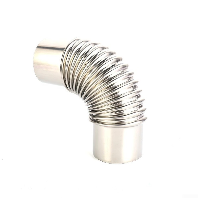 Stainless Steel 90 Degree Angle Chimney Liner, 90° Multi Flue