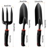 AUSYIWI Garden Tools Aluminium Garden Hand Tools with Non-Slip Rubber