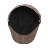 ZLYC Men Cotton Flat Cap Summer Scally Ivy Gatsby Newsboy