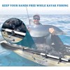 Huntury Kayak Paddle Holder, Kayak Fishing Net Holder, Kayak Fishing