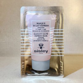 Sisley Radiant Glow Express Mask w/ Red Clay Mask Sample Packet .13oz, 4ml