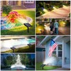 Solar Spot Lights Outdoor 5 Modes, 44LEDs Bright Landscape Spotlights