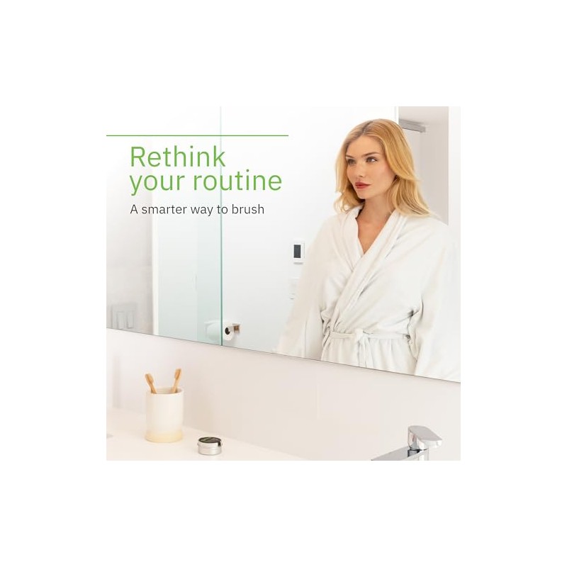 Toothpaste Tablets with Nano Hydroxyapatite, Fluoride-Free, Plastic-Free, Travel-Ready, Glacier Mint,