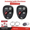 KeylessOption Keyless Entry Remote Car Key Fob Replacement for 16245100-29