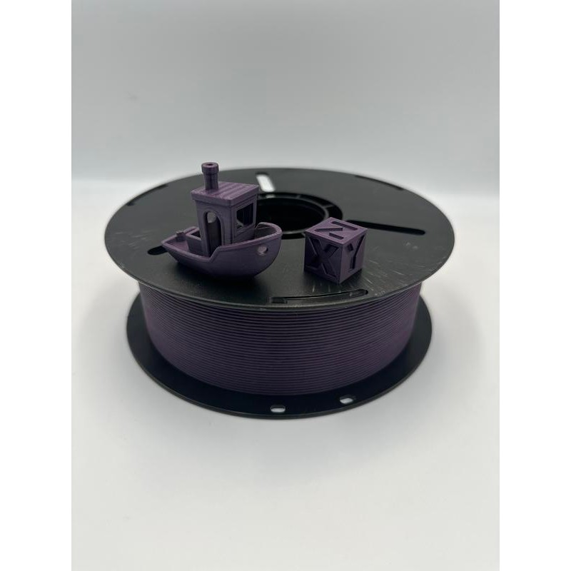 Recycled PLA Filament for 3D Printing - From recycled prints:_Blue_250