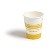 Perk Staples Paper Hot Cup, 8 Oz., White/Yellow