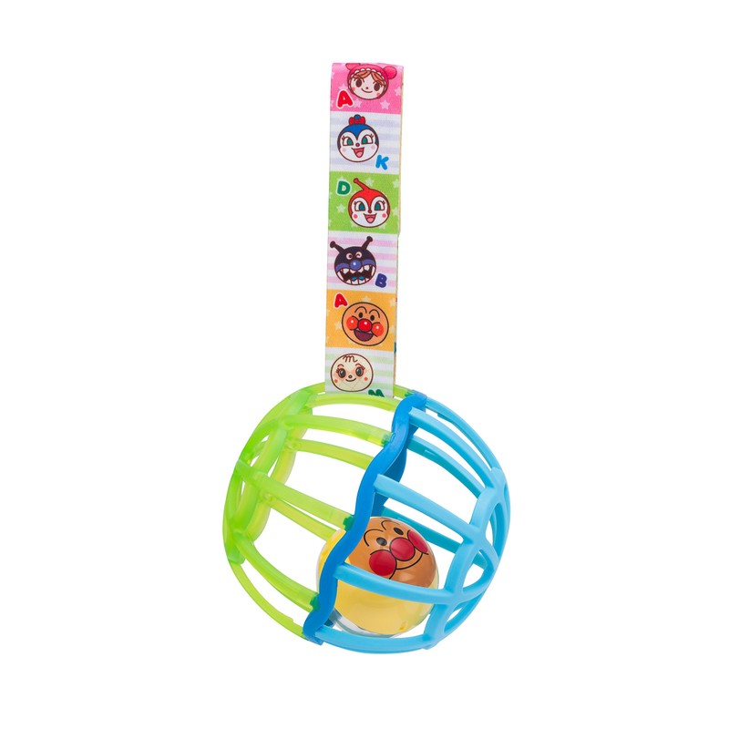 Anpanman Shika Ball with Strap, Green