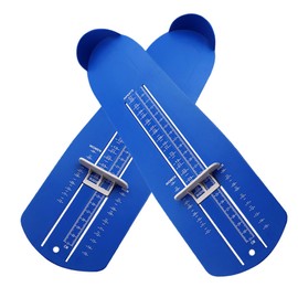 Angoily 2 Piezas Medidor De Pie Regla De Medida del Tamaño del Pie Regla para Medir La Longitud del Pie Medidor De Longitud del Pie Tercera Generación Estados Unidos El Plastico Largo