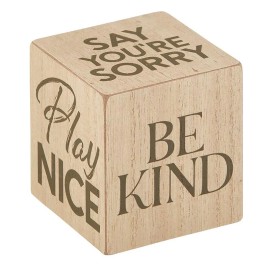 Needzo Quote Cube with Inspirational Quotes Features Humorous 3in SQ Life Rules 2 Pack