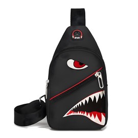 WRLDMCWLQ Shoulder Sling Crossbody Casual Chest Bag For Travel Sports Running Hiking