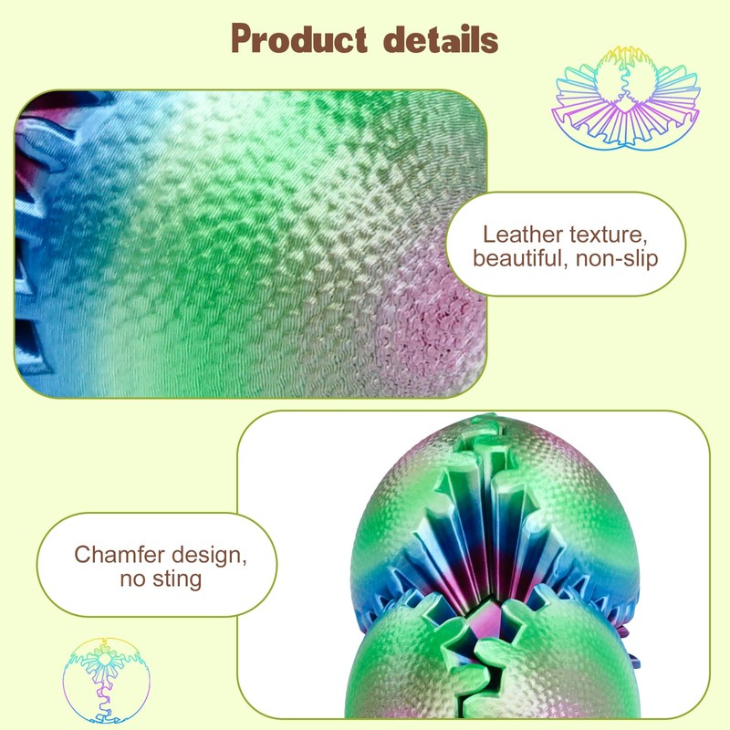 Gear Ball Fidget Toys for Kids Adults 3D Printed Stress