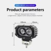 splledlights 2X 120W 4" LED Cube Work Light Bar Yellow