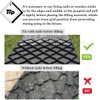 Gravel Ground Grid 9ft x 17ft, Geo Grid for Ground