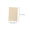 TEHAUX 20pcs Unfinished Basswood Planks for Crafts Projects Model Making