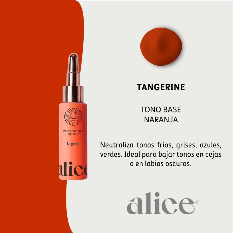 Pigmento Microblading Alice Cosmetic Tinta Tangerine 15ml