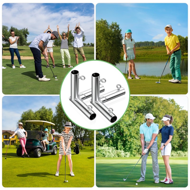 ForoGore 10 Pcs 1'' Golf Frame Corner Kit DIY Canopy