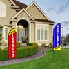 Reallnaive 2 Pcs Now Leasing/available 10 ft Swooper Feather Flags