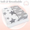 Selemavi Moses Basket Fitted Sheets Set – 100% Cotton, 3pc