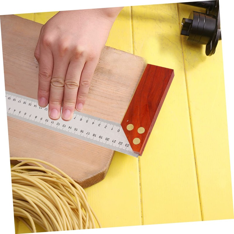 VILLFUL L-shaped Angle Ruler 90 Degrees 250mm Square Ruler Protractor