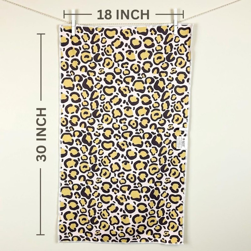 BUZZEE - Kitchen Tea Towel - Quick Dry Microfiber Cloth