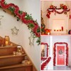 Christmas Tinsel Garland, Pack of 10 x 2 m Christmas