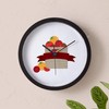 CafePress Crate of Tomatoes 10" Wall Clock for Livingroom, Kitchen,