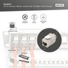 DIGITUS Keystone Module Cat-6A Shielded - Pack of 1 -